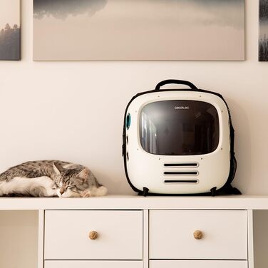 Переносна переноска для котів Cecotec Pumba 1800 з вентилятором, світлом та зручною кишенею