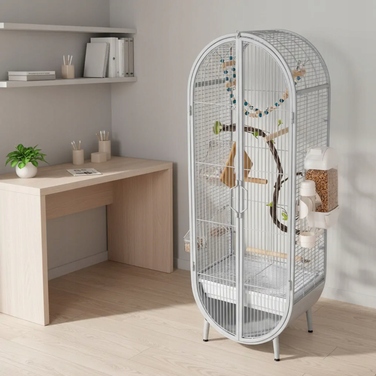 Клітка NUXIE 38 x 27 x 100 см, сіра