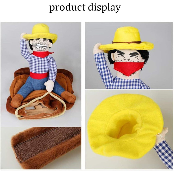 Костюм для собаки Ковбойський стиль: теплий, зручний набір для фотосесій та святкування, XL