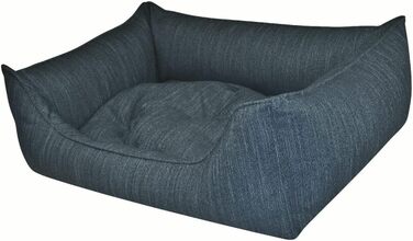 Ліжко для собак Eco Dog Erde з знімним чохлом та м'якою начинкою, що стирається, для захисту суглобів, комфортне та міцне, преміум-якість, Made in Germany, розмір XL, блакитне