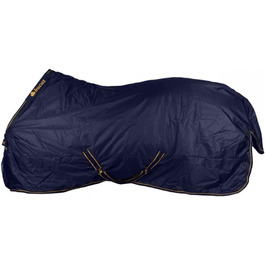 Зимова кінська попона Bucas Irish Turnout 300 г, navy/gold, Rip-Stop, Silk-feel