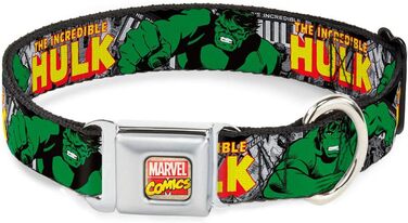 Нашийник для собак Buckle-Down AVA-Marvel Comics, 22,9–38,1 см, ліцензія Марвел, стильний текстильний аксесуар