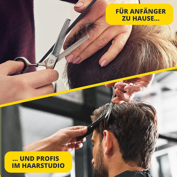 Набір для стрижки волосся | Професійні ножиці для стрижки | Якісний набір для стрижки для жінок та чоловіків | Професійні ножиці для волосся з чохлом