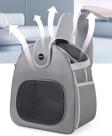 SOLAPOLLO переноска для тварин через плече, сумка-переноска для маленьких тварин до 9 кг, для цуценят, котів, для подорожей, піших прогулянок, кемпінгу (блакитна)