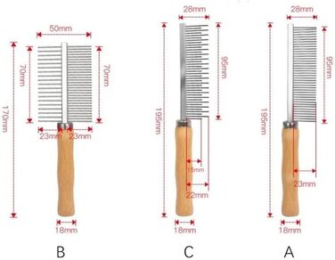 Щітка для собак, інструмент для догляду за шерстю, професійна якість