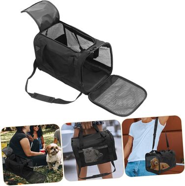 Транспортна переноска для котів та тварин iBasenice, складана, для подорожей, кемпінгу та прогулянок