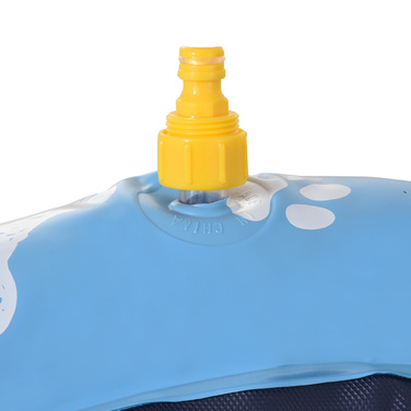 PawHut Splash Sprinkler Pad 150 см Килимок для собак, протиковзкий бризковий водяний спринклер для вулиці ПВХ синій