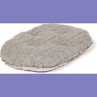 Матрац для собак Danish Design, з плетеним візерунком, 53 см, сірий (одиночне ліжко)