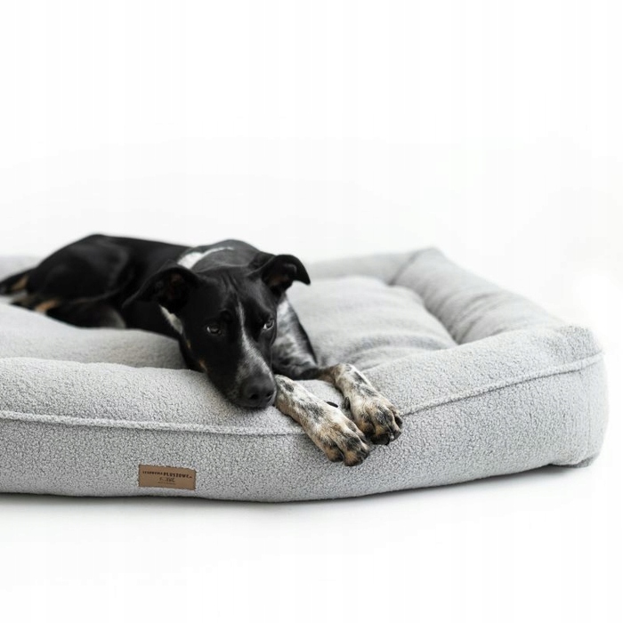 М'яке ліжечко для собак Legowiska, сіре, 80 см x 60 см
