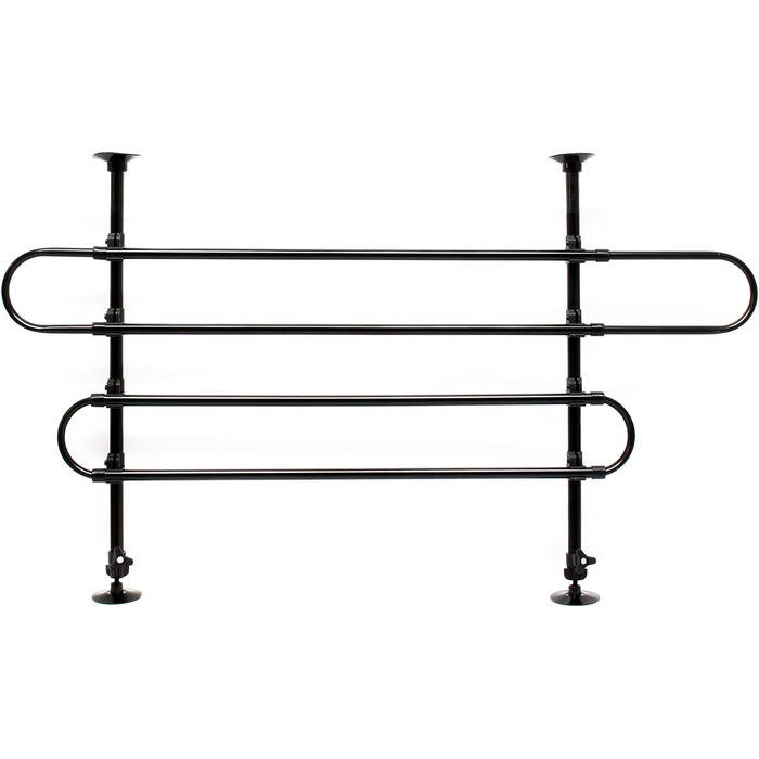 Автомобільна перегородка для собак Wiltec, регульована висота 72-136 см, ширина 118-128,5 см, універсальна для багажника