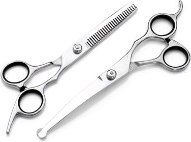 Набір для грумінгу домашніх тварин QUNINE: ножиці та тример для собак, котів та інших тварин