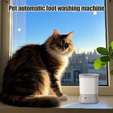 Мийка для лап собак, чаша для очищення лап | Переносний очищувач лап для собак, чаша для миття лап, анти-розбризкування, двоступенева, для кемпінгу, прогулянок на вулиці (сірий)