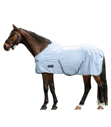 Дощова попона для коней Waldhausen Protect, світло-синя/темно-синя, 135 см