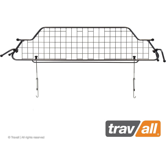Сітка для собак Travall для Škoda Kodiaq (2016-2024) - автомобільна сітка, захист багажника, міцний сталевий захист для транспортування собак