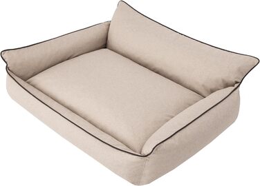 Ліжко для собак, лежанка для тварин, килимок для собак, ліжко-кілимок, матрац для собак, диван для собак, матрац, XXXL - 132 x 106 см, графітовий колір, екологічний матеріал