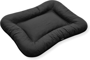 Ліжко для собак середніх порід 4L Textil KLEO, 90x70 см, бежеве, з блискавкою. Ліжко-матрац для собак, вовнове, знімний чохол, легко миється.