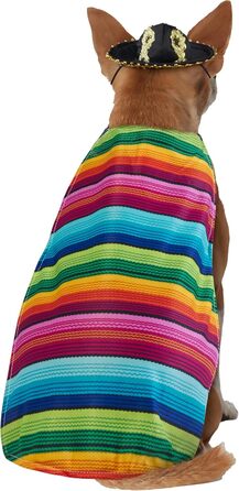 Костюм для собак Рубіс: мексиканський сарапе, розмір S, для Хелловін