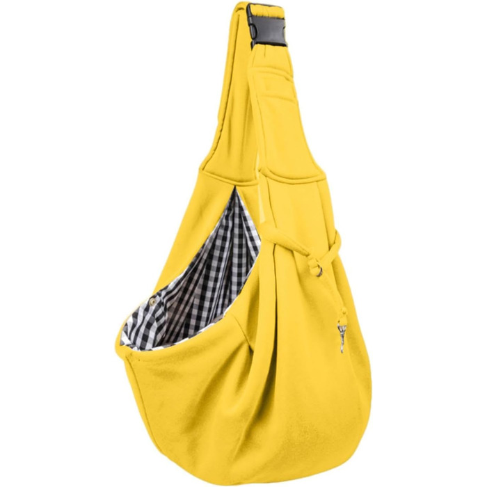 Сумка-переноска для собак та котів, жовта, з регульованим ремінцем, для прогулянок та подорожей
