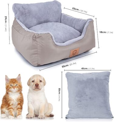 Зонєма ZNM Сидіння для собаки 2 в 1: автокрісло та переноска. Безпечне, водонепроникне, з регульованим ременем та сумкою для зберігання.