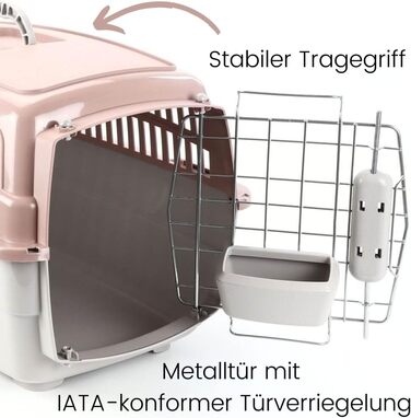 Транспортні бокси IATA для собак та котів, 2 шт, розмір S