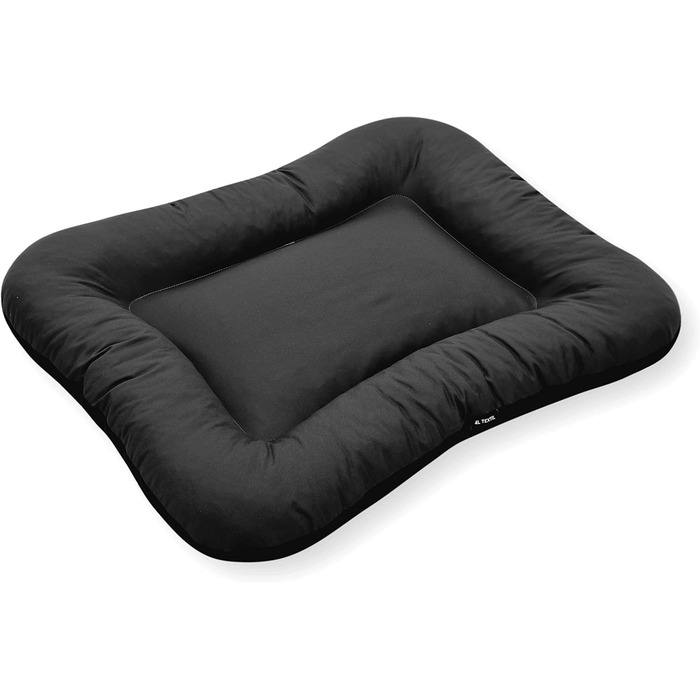 Ліжко для собак середніх порід 4L Textil KLEO, 90x70 см, бежеве, з блискавкою. Ліжко-матрац для собак, вовнове, знімний чохол, легко миється.