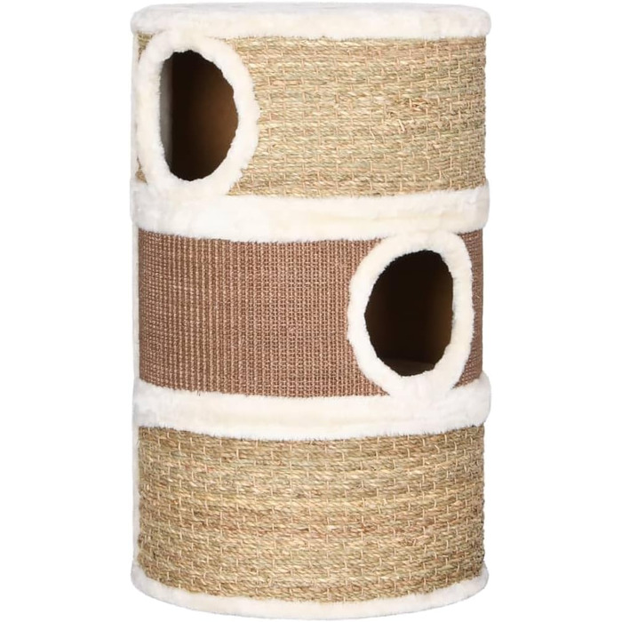 Котячий комплекс з сизалю 60 см - Котяча кігтеточка, когтешкребок, кігтетопка, котячий будиночок | vidaXL