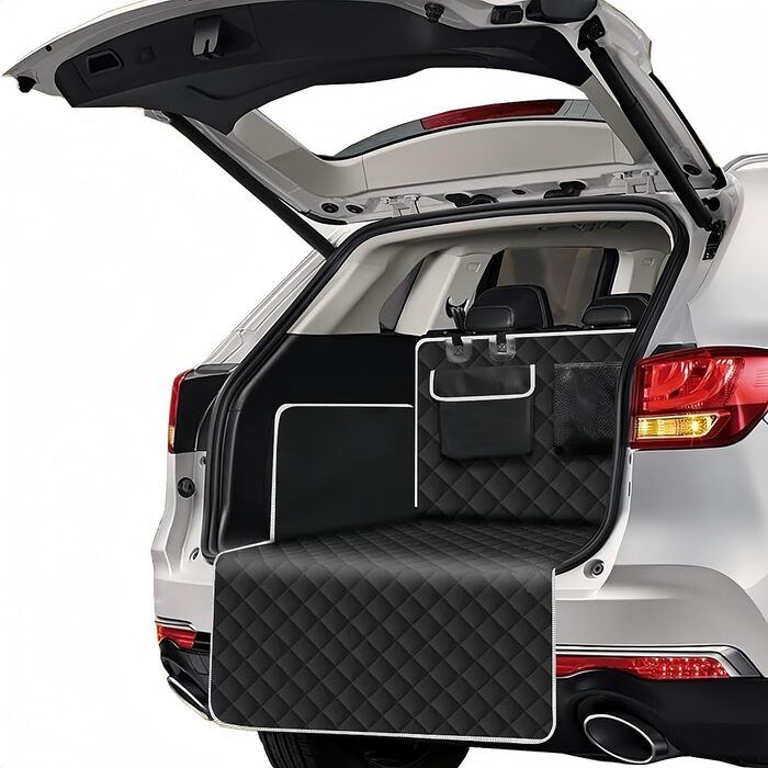Захист для багажника автомобіля для Hyundai Bayon 2021-2025, захист краю вантажного відсіку, килимок у багажник (чорний)