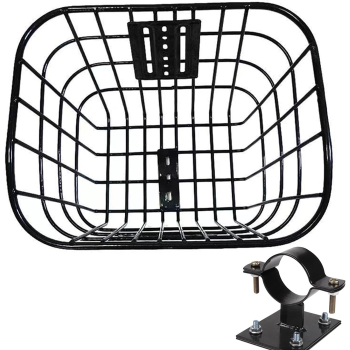 Велосипедний кошик Teksome - кошик на кермо | Знімний транспортний кошик для скутера та триколісного велосипеда з місцем для собак, котів, тварин, фруктів та покупок