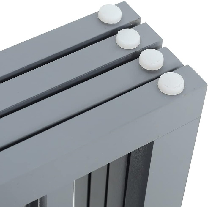 Захисне бар'єр для собак Fellie: дерев'яний, без свердління, для дому та сходів, H60см, 4 панелі (L183×H60cm)