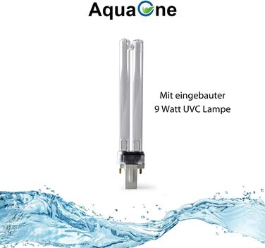 Зовнішній акваріумний фільтр AquaOne HW-303B 1400 л/год з УФ-лампою 9 Вт для акваріумів до 700 л, для прісної та морської води