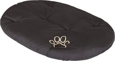 Крісло-лежанка для собак Hobbydog R6PODGRA3, 75x58 см, чорний колір