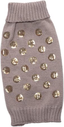 Теплий одяг для собак Angoiy Strickpuover - зимовий пуловер для собак, сірий, XXL