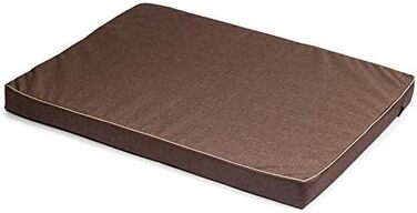 Матрац для собак | Собаче ліжко, подушка, матрац | Codura, стильний, миючий | 100 x 75 x 6 см, коричневий