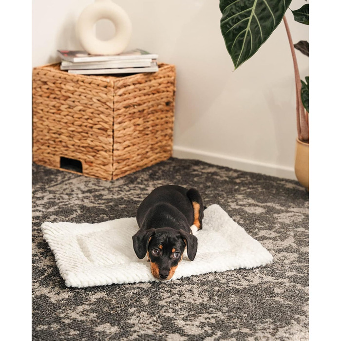 Килимок-підстилка Lionto для собак та котів, зігріваючий, 75x55 см, сірий