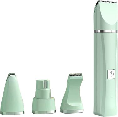 Електрична машинка для грумінгу собак та котів 4-в-1, набір для догляду за шерстю, триммер для нігтів, акумуляторна, тиха, безпечна