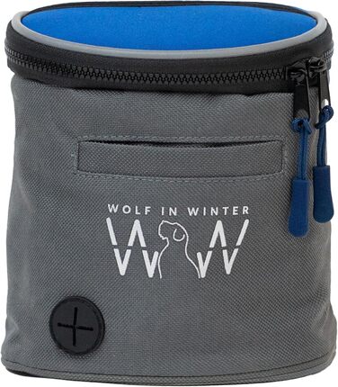 Сумка для ласощів для собак Quickdraw – для тренувань з клікером та відходами – зручна, з відбиваючими елементами (L, блакитний)