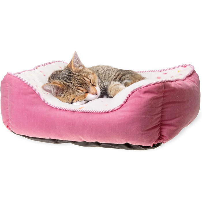 Karlie Katzenbett Dot L: 55 cm B: 50 cm - рожеве ліжко для котів