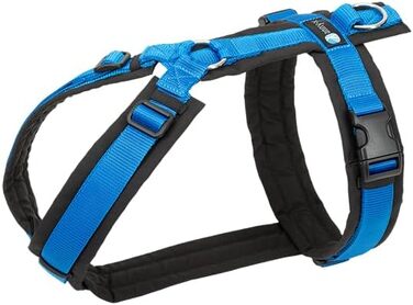 Нашийник для собак Anny·x, регульований, чорно-синій, різні розміри (S)