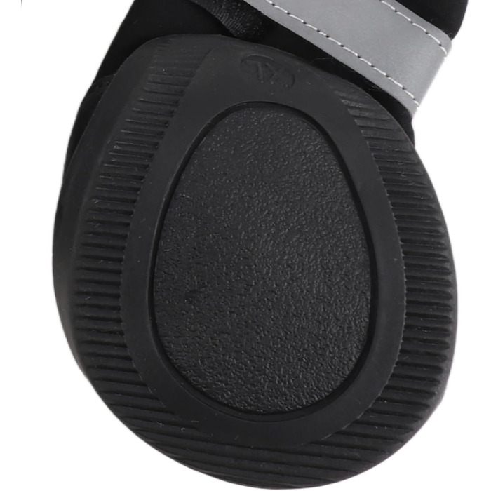 Чоботи для собак Zerodis чорного кольору (4 шт.) - водонепроникні, з антиковзаючою підошвою, теплі захисні чоботи для середніх та великих собак (XL, блакитний)