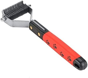 Професійна щітка для грумінгу собак та котів, видаляє підшерсток, розплутує шерсть (18 лез)