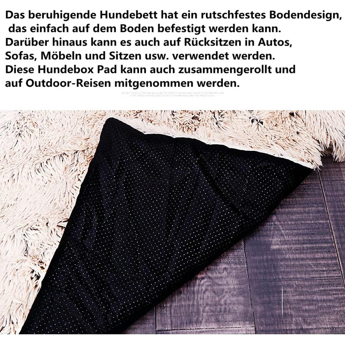 М'яка підстилка для собак та котів, підстилка-лежанка для собак, лежанка для котів, підстилка в переноску, розмір M, темно-сірий колір