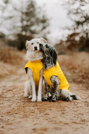 Жовтий дощовик для собак Hunter Milford, розмір 75, поліестер