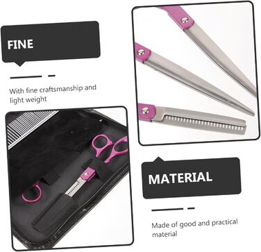 Професійні вигнуті ножиці для грумінгу собак Mipcase з нержавіючої сталі. Безпечні закруглені кінчики для стрижки та догляду вдома та в салоні