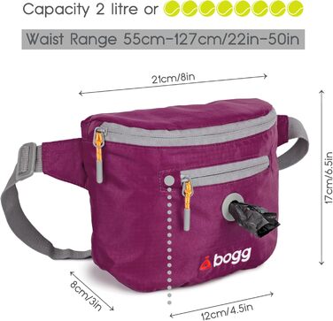 BOGG Універсальна сумка-переноска для собак | Диспенсер для пакетів та контейнер для відходів (Бромбірний кущ)