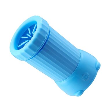 Автоматичний мийник лап для собак з USB-зарядкою | Для дому, середніх та великих собак, котів | Мийник лап для собак, блакитний