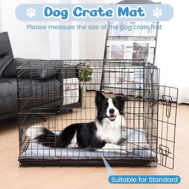 Крісло-лежанка для собак великих порід Baodan, 106x71 см, сіре, з антиковзною основою