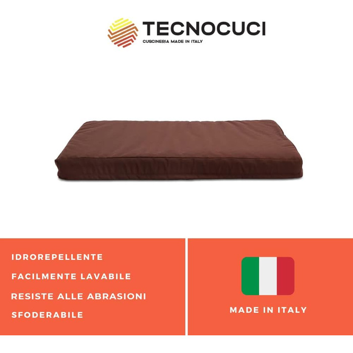 Ортопедична подушка для собак Jump – для відпочинку вашого собаки. Знімний та легкий у пранні чохол, водовідштовхувальне покриття, Made in Italy