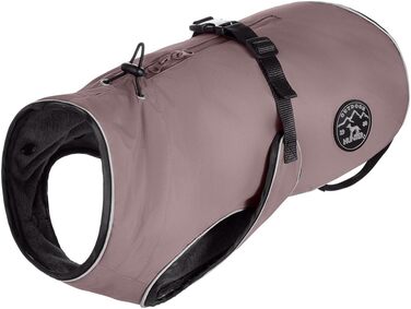 HUNTER Hundemantel Uppsala: рожевий теплий дощовик для собак, 2в1, розмір 35