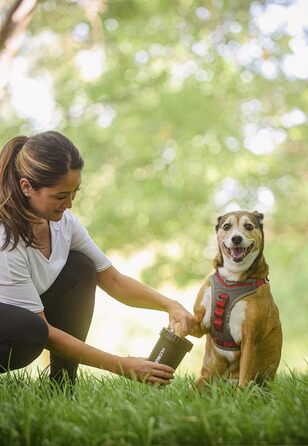 Dexas MudBuster Портативний очищувач лап для собак, середній, світло-білий (чорний, Medium)