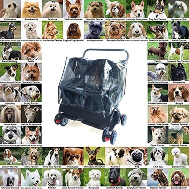 Дитяча коляска Doppel Kinderwagen Easy Walk - чорна, фіолетова, з дощем, для тварин та котів